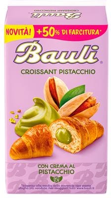 Bauli - Croissant cu crema fistic 240gr