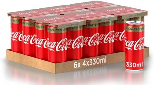 Coca Cola Fara Cofeina Italia 330ml