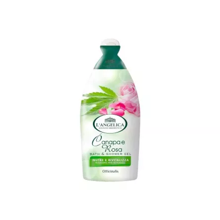 Gel De Dus L'Angelica Fiore Revitalizant Cu Trandafir 500 ml