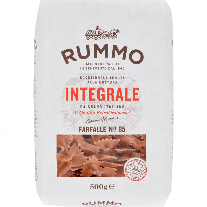 Paste Rummo Integrale Farfalle 500g Italia