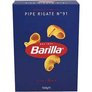 Paste Barilla Pipe Rigate nr. 91