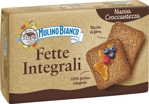 Paine Prajita Fette Integrali Mulino Bianco 630gr Import Italia