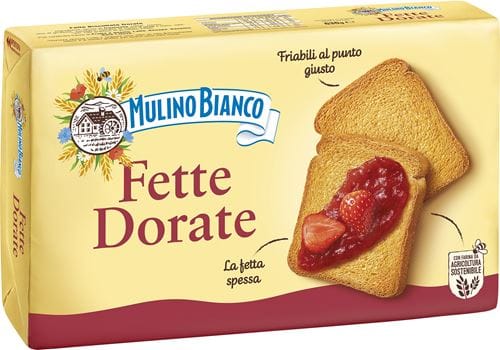 Mulino Bianco Fette Biscottate Dorate x72 - 630 gr