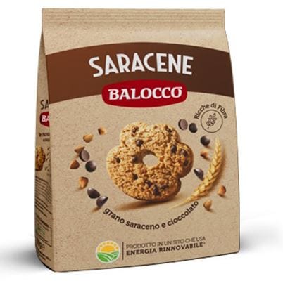 Biscuiti Saracene Balocco Cu Faina Integrala Si Bucati De Ciocolata 700g Import Italia