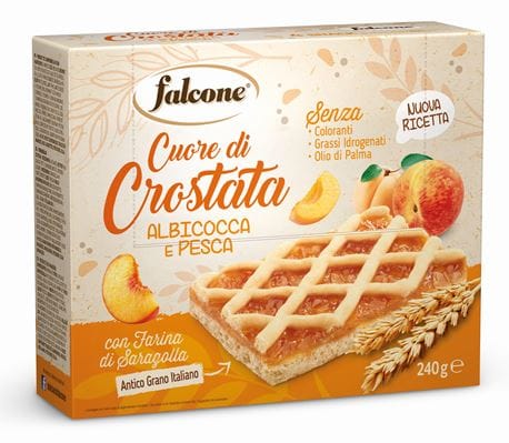 Crostata Albicocca e Pesca Falcone 4x60g