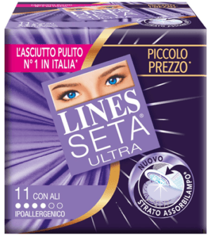 Absorbante Lines Seta Ultra Lungi Cu Aripi