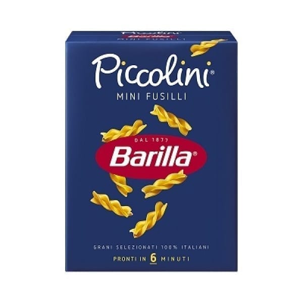 Paste Barilla Piccolini Mini Fusilli 500g