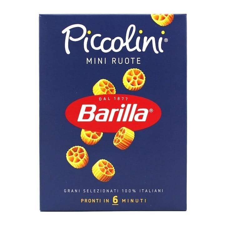 Paste Barilla Piccolini Mini Ruote, 500 g