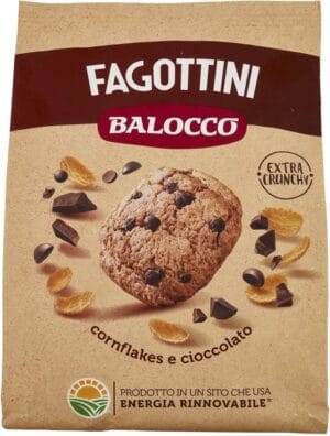 Biscuiti Fagottini Balocco Cu Fulgi De Porumb Si Ovaz Integral Import Italia