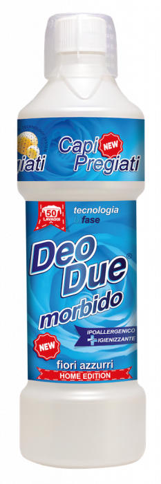 Balsam pentru rufe concentrat Deo Due Fiori Azzuri, 1 L Original Italia