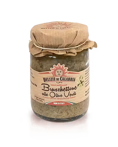 Crema Bruschetta alla Olive Verdi Delizie di Calabria 90g