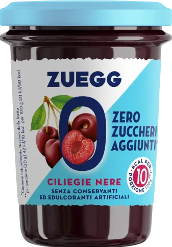 Dulceata fara zahar Zuegg Cirese Negre 220g