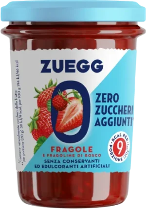 Dulceata Fara Zahar Zuegg Capsuni si Fragi 220g