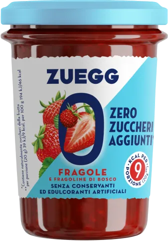 Dulceata Fara Zahar Zuegg Capsuni si Fragi 220g