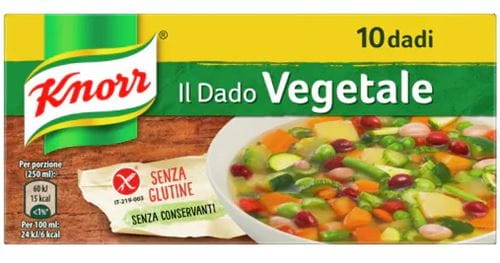 Condimente Knorr Vegetale cuburi 10 gr x 10 buc 100gr