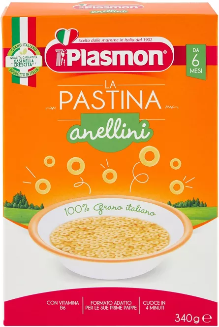Pasta Plasmon Anellini Da 6 Mesi