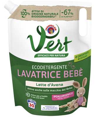 Detergent de rufe pentru bebelusi Chanteclaire Rezerva Vert Bebe 30 spalari Original Italia
