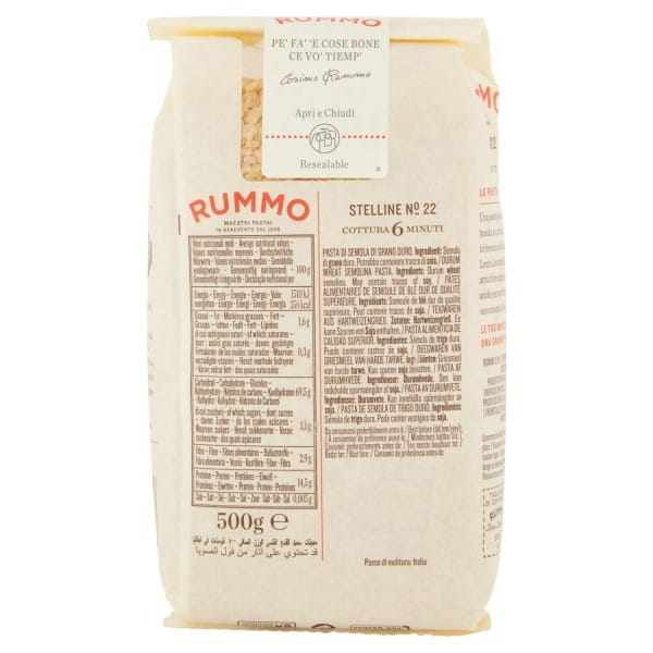 Paste Rummo Stelline no.22 500g - imagine 2