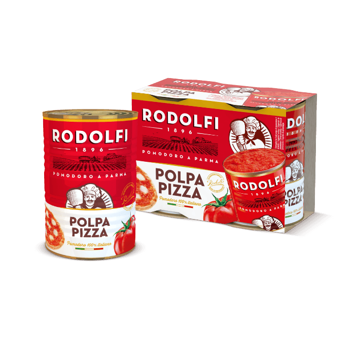 Sos Pizza Rodolfi Pulpa de Rosii Italiene 2x400gr - imagine 2