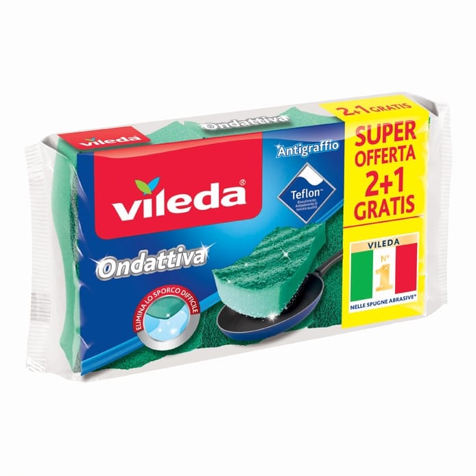Set Bureti Ondulati Ondattiva Vileda 2+1 buc