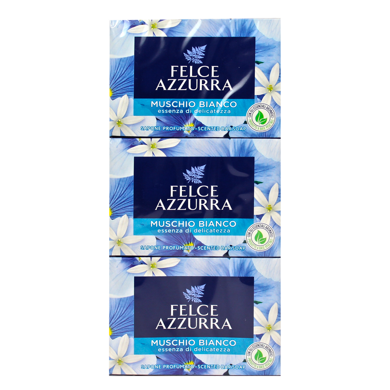 Sapun Solid Parfum Muschio Bianco Felce Azzurra 3 buc x 100g