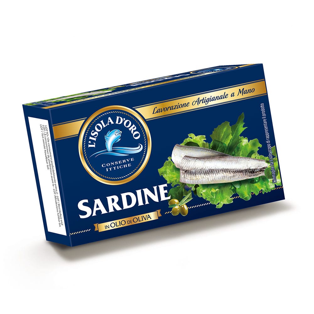 Sardine Isola D'oro in ulei de masline 120g