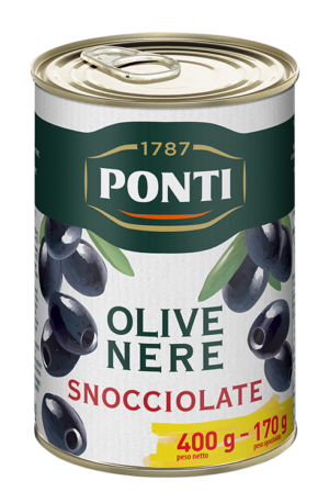Masline Negre Ponti fara Samburi 400 gr