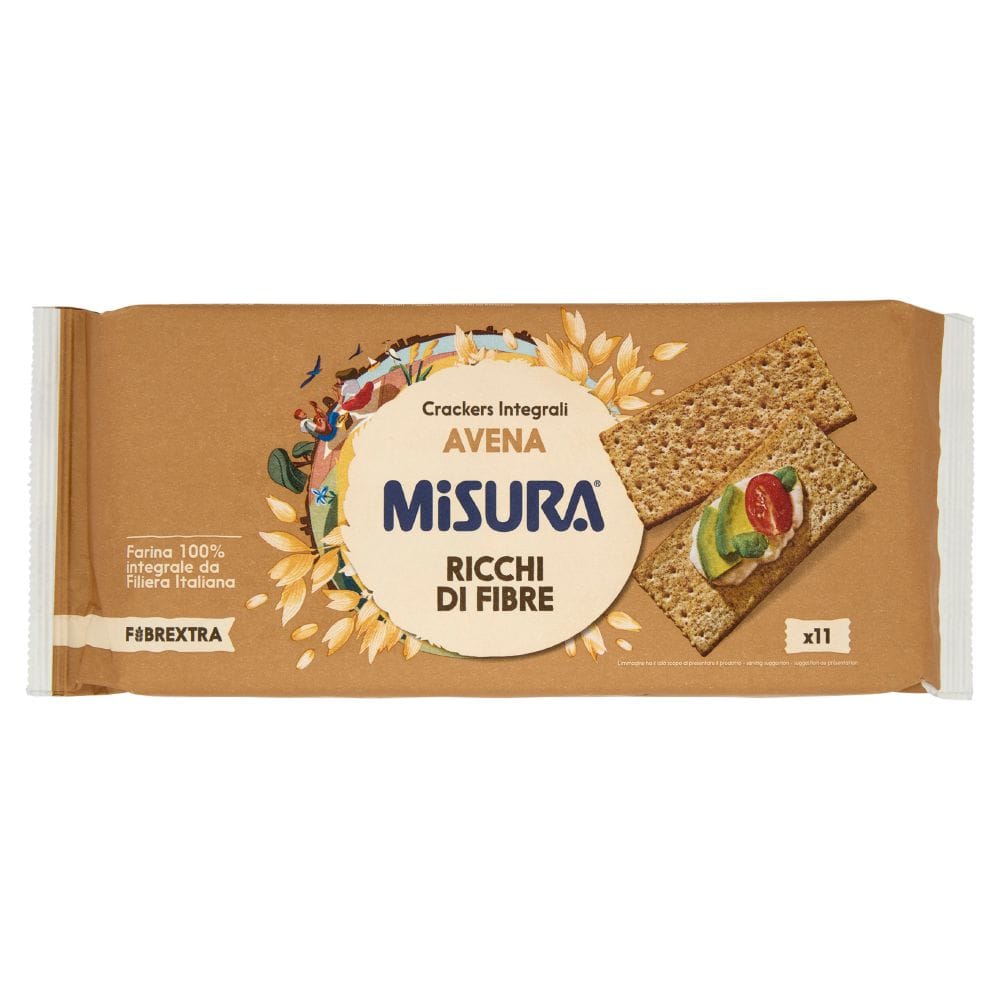 Biscuiti Dietetici cu Faina Integrala Crackers Fibrextra Misura 385g