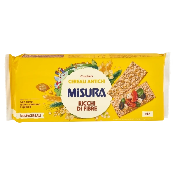 Crackers Dietetici Misura Multicereali 385gr