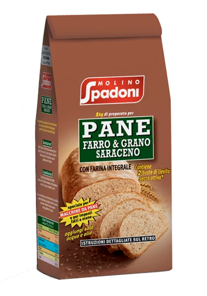 Ameste de Faina Paine cu Hrisca si Grau Integral 1kg